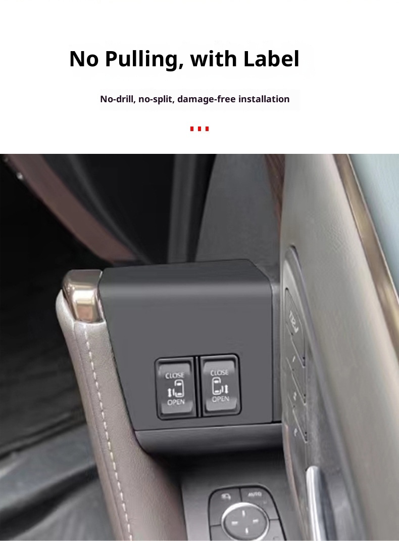 Applicabile a 24 modelli di interruttore della porta centrale a bassa configurazione della serie Alphard 40, per interni auto in vetro ALPHARD_voghion.com
