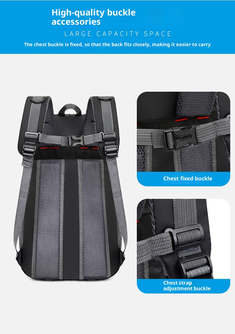 ActiveGo Foreign Trade New Multifunctional Hiking For Men Outdoor Trekking Large Capacity Travel Bag USB Charging Casual Backpack_voghion.com