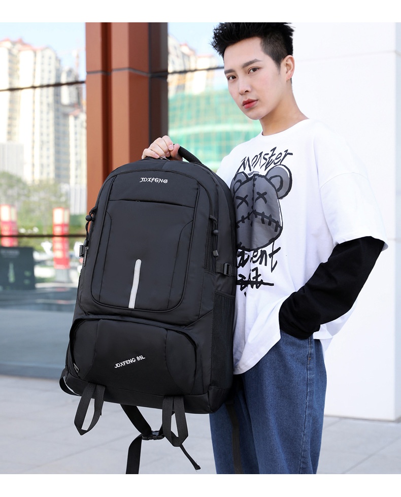 Zaino da viaggio per uomo ActiveGo, impermeabile, di grande capacità, per escursioni, sport all'aria aperta, scuola, all'ingrosso_voghion.com