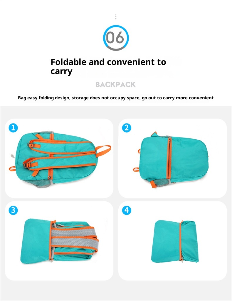 ActiveGo Fold Sports Outdoor Practical Multi-Functional Casual Hiking Bag Large Capacity Mountaineering Cycling Backpack_voghion.com