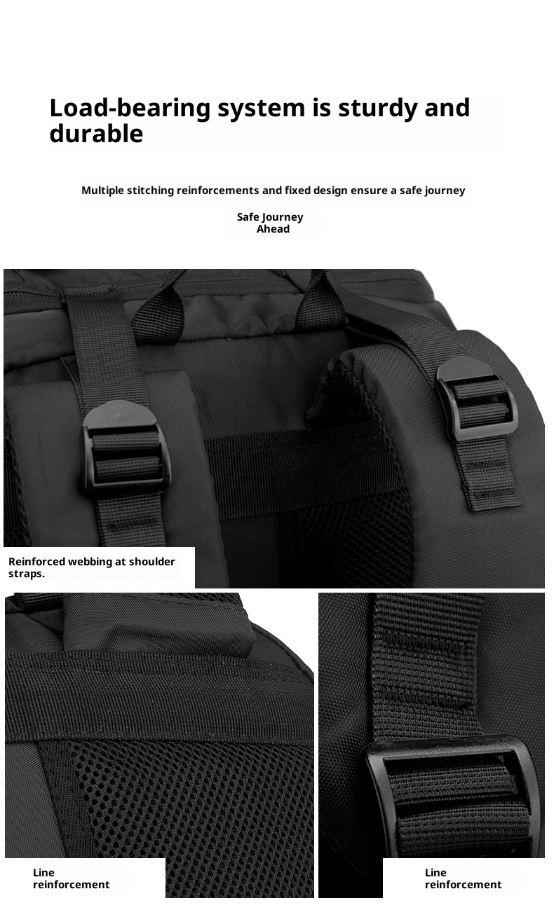 Zaino da viaggio per computer da uomo ActiveGo, borsa da viaggio per alpinismo e attività all'aperto, grande capacità_voghion.com