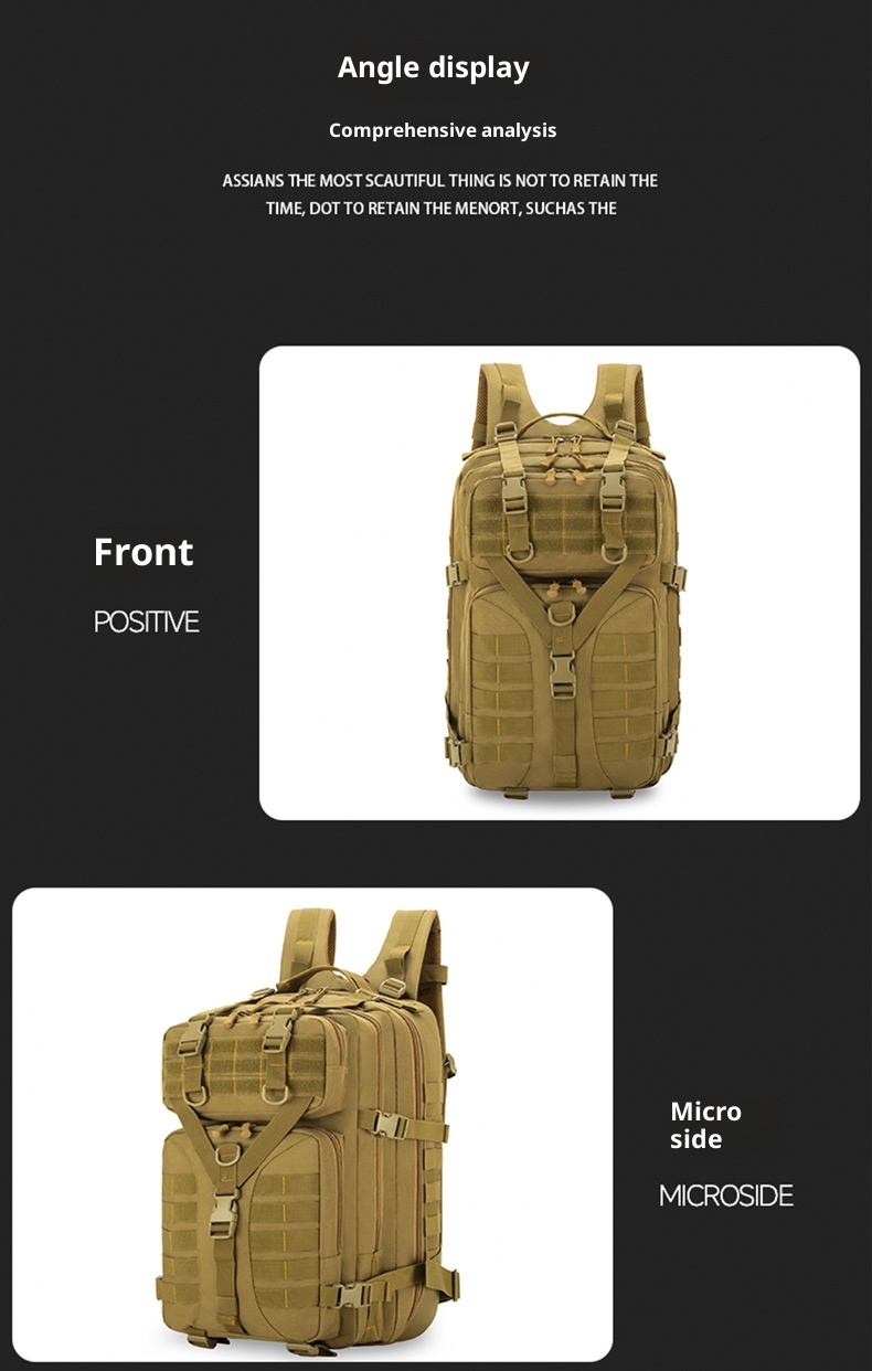 ActiveGo New Product Tactical Camouflage Men's Outdoor Mountaineering Hiking Camping Multifunctional Large Capacity_voghion.com