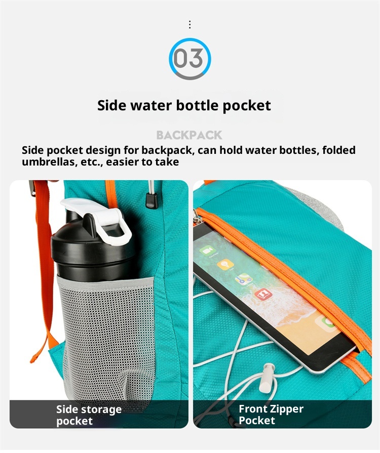 ActiveGo Large Capacity Foldable Cycling Mountaineering Casual Backpack Outdoor Multifunctional Sports Bag_voghion.com