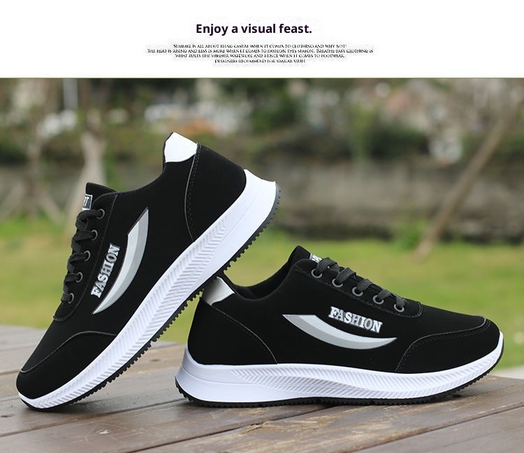 Fabricante ActiveGo, venta al por mayor transfronteriza, zapatillas deportivas informales de algodón para hombre, primavera 2025, nuevas, de un solo lado y estilo único._voghion.com