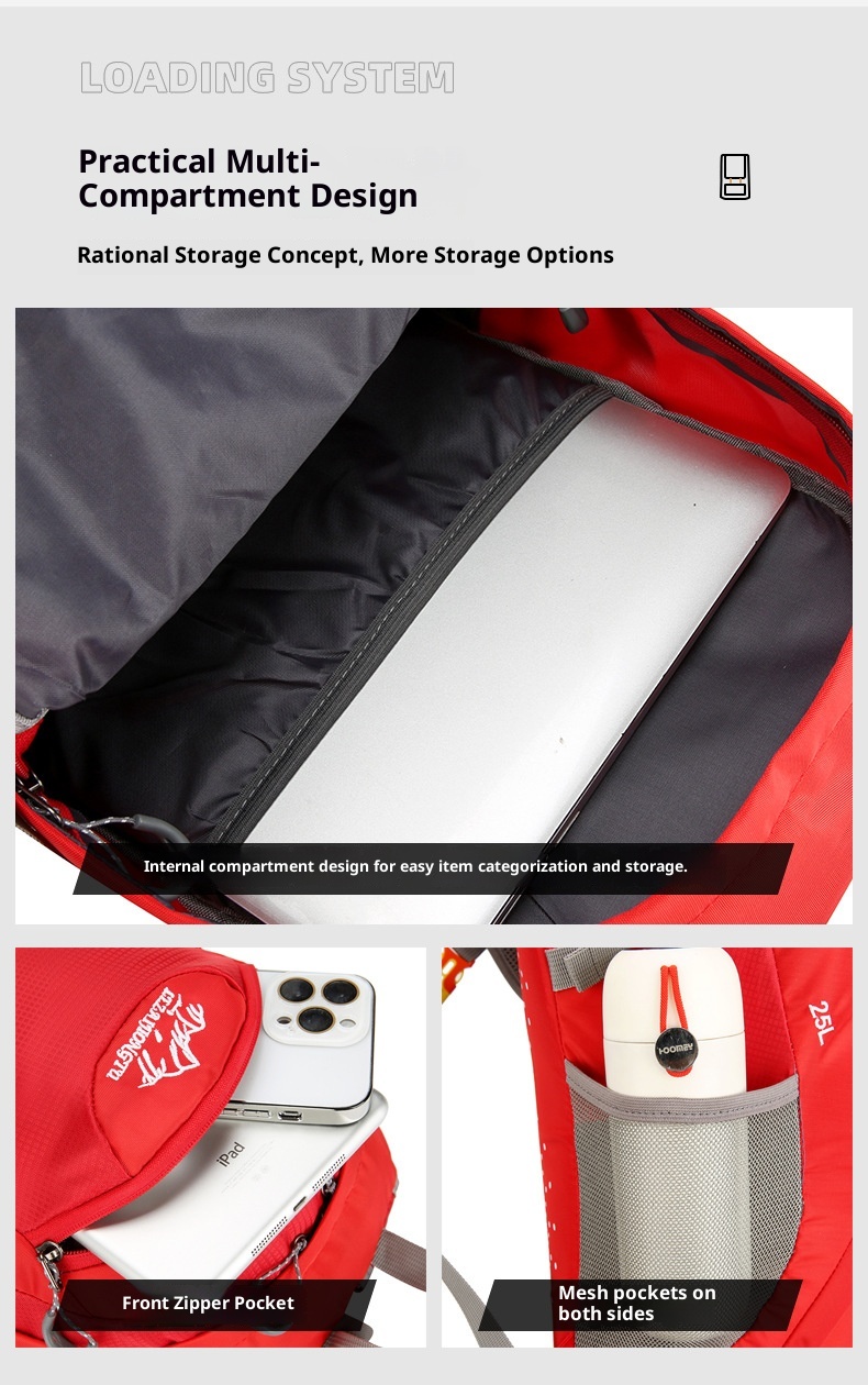 ActiveGo Outdoor Ultra-Light Portable Hiking Backpack For Men And Women, Sports Casual Travel Backpack, Large Capacity_voghion.com