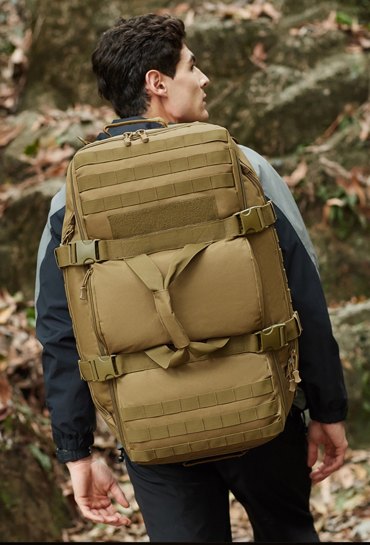 ActiveGo Outdoor 60L Dual-use Travel Handbag Multifunctional Large Capacity Luggage Bag Hiking Backpack_voghion.com