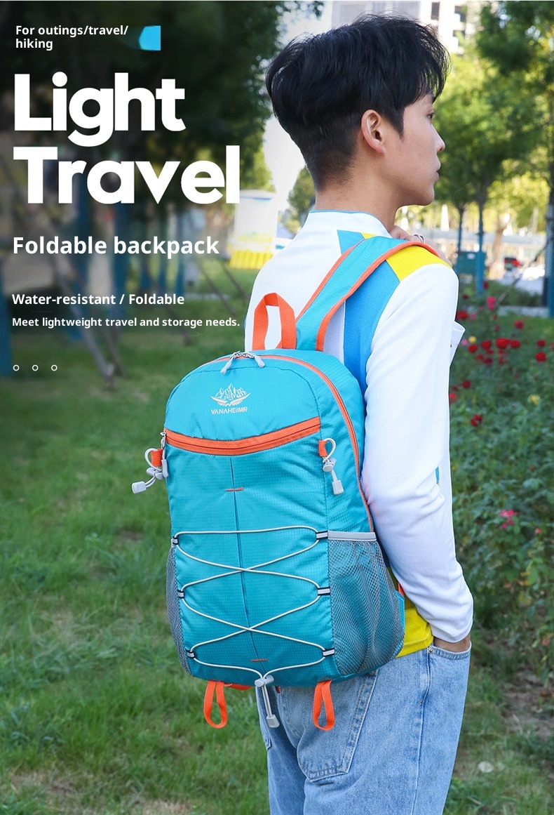 ActiveGo Fold Sports Outdoor Practical Multi-Functional Casual Hiking Bag Large Capacity Mountaineering Cycling Backpack_voghion.com