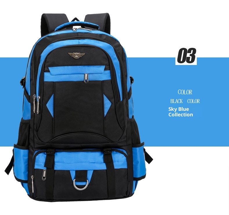 ActiveGo Cross-border Foreign Trade Extra Large Capacity Men's Travel Backpack Casual Sports Style Luggage Hiking School Bag_voghion.com