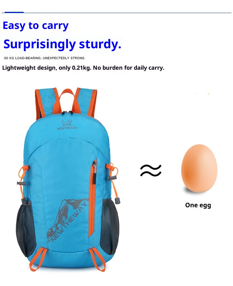 ActiveGo Cross-border Lihtweiht Foldin Hikin Lare Capacity Outdoor Travel Backpack Water-resistant Portable Sports School_voghion.com