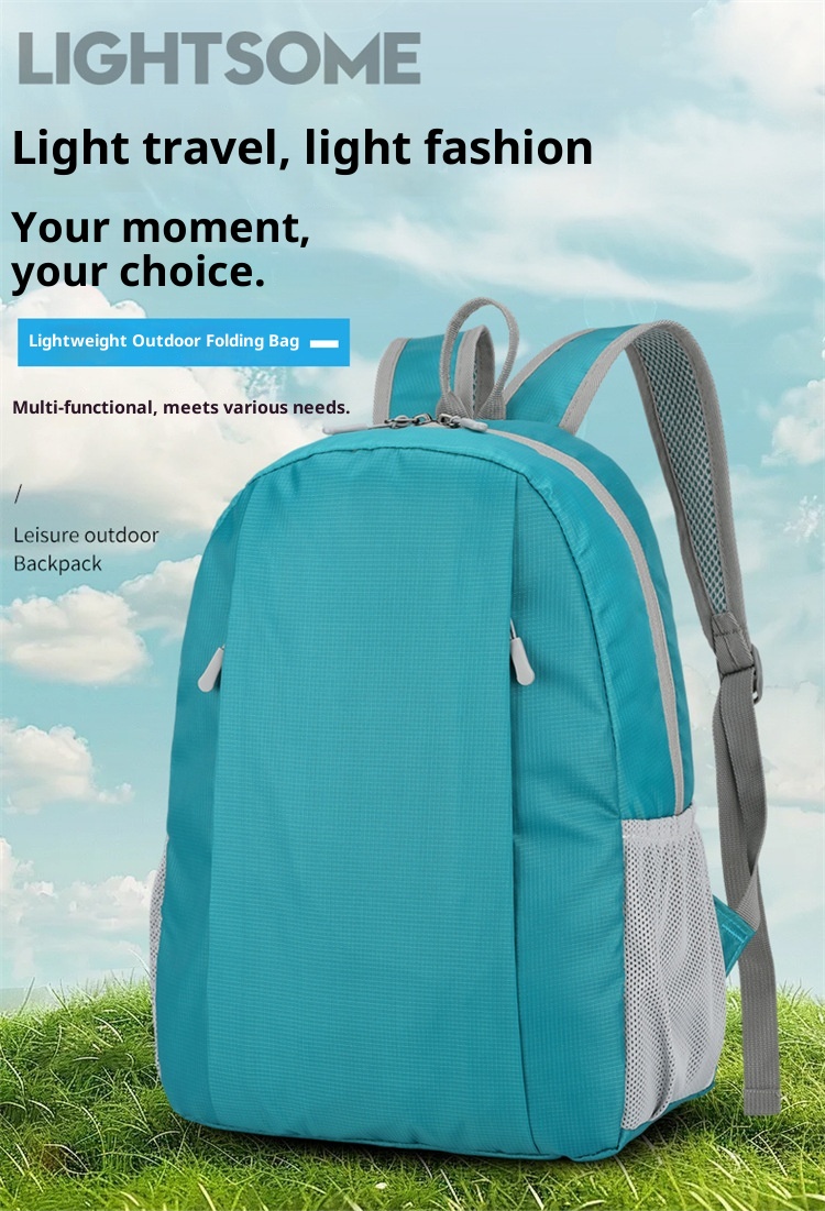 Zaino sportivo da uomo e da donna ActiveGo, leggero e di grande capacità, per attività all'aperto, trekking, alpinismo e altro ancora._voghion.com