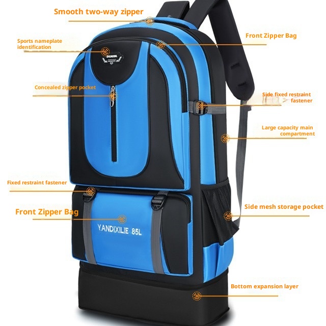 ActiveGo Cross-border Capacity Hiking Outdoor Travel Oxford Cloth Extra Large Luggage Bag Working Men Backpack Wholesale_voghion.com