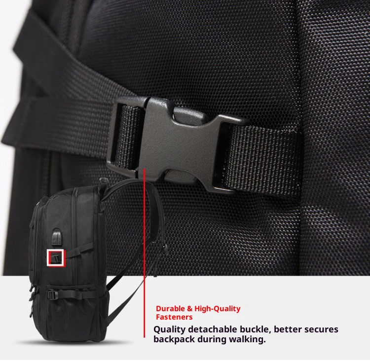 Zaino da viaggio per uomo ActiveGo, grande capacità, impermeabile, per escursioni, viaggi d'affari, casual_voghion.com