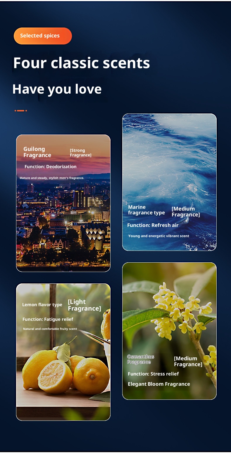 Deodorante per ambienti solare S9 Fortune Ornament Profumo per interni auto Fragranza creativa_voghion.com