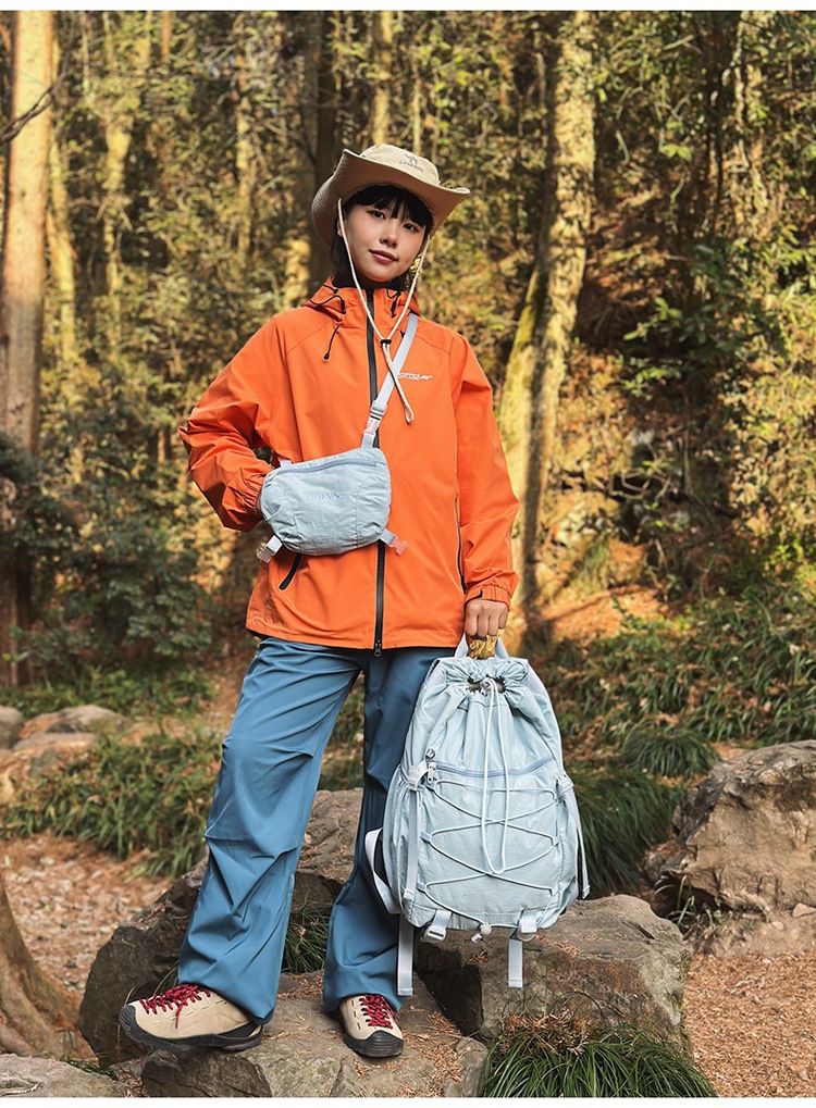 ActiveGo Cross-border Lightweight Men's Drawstring Large Capacity Outdoor Travel Backpack, Women's College Student Backpack_voghion.com