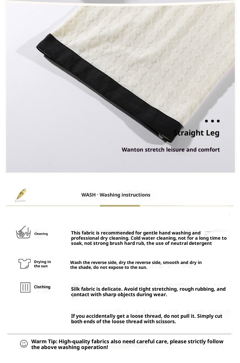 Pigiama da donna in puro cotone con motivo pied de poule ChicShe, primavera-estate, nuovo cardigan con colletto rovesciato e maniche lunghe_voghion.com