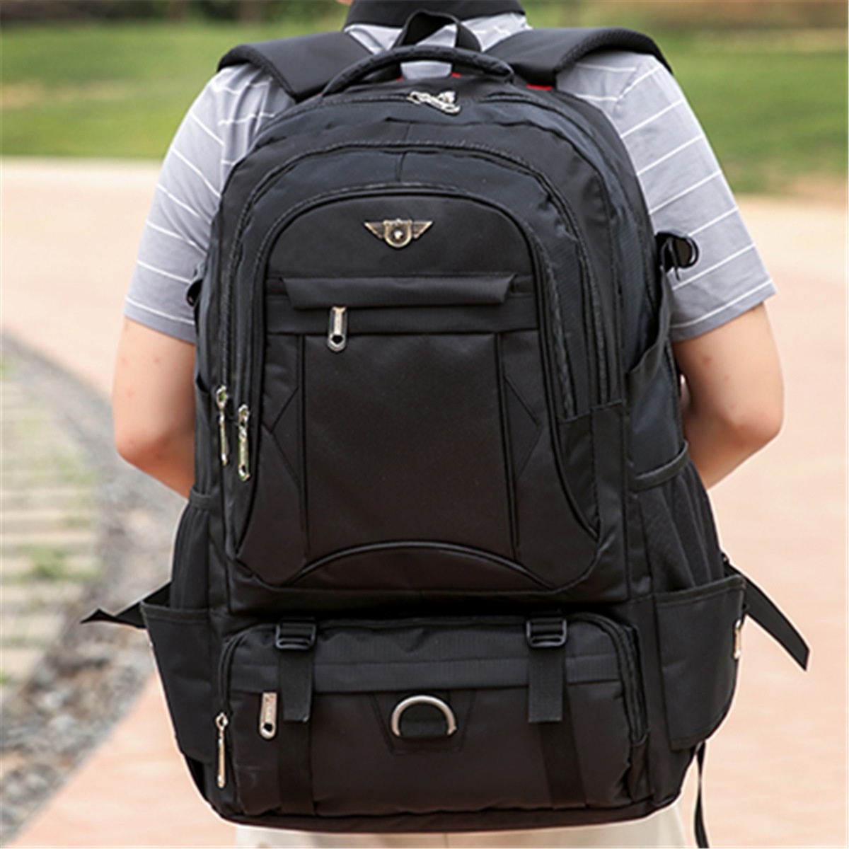 ActiveGo Cross-border Foreign Trade Extra Large Capacity Men's Travel Backpack Casual Sports Style Luggage Hiking School Bag_voghion.com