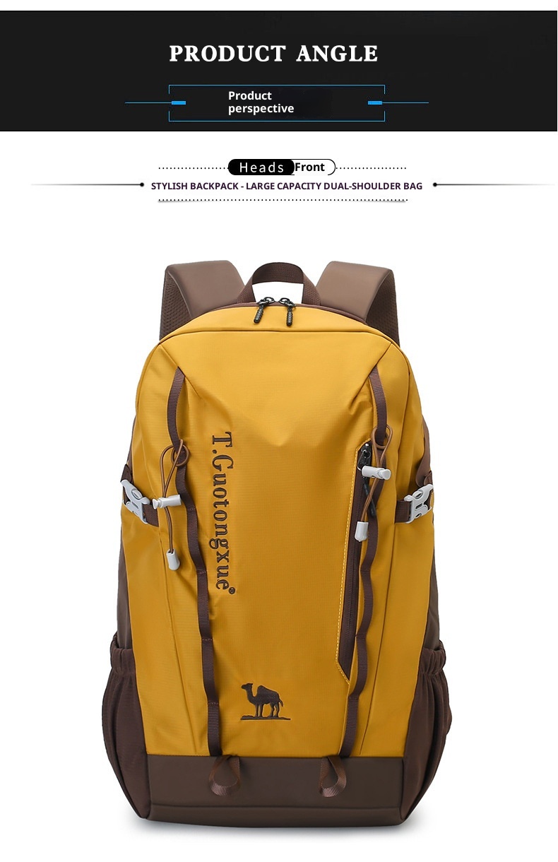 ActiveGo Mountaineering Bag Sports Water-Resistant Large Capacity Outdoor Lightweight Hiking Travel Backpack Customizable_voghion.com