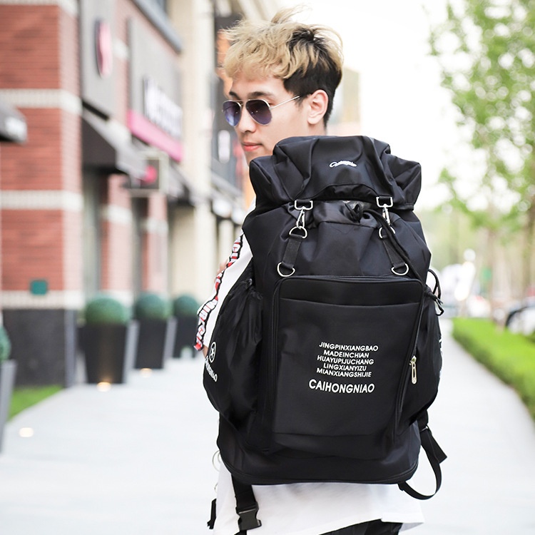 ActiveGo Mountaineering Double Shoulder Men's Travel Luggage Bag Women's Waterproof Multi-Functional Large Capacity Sports Hiking_voghion.com