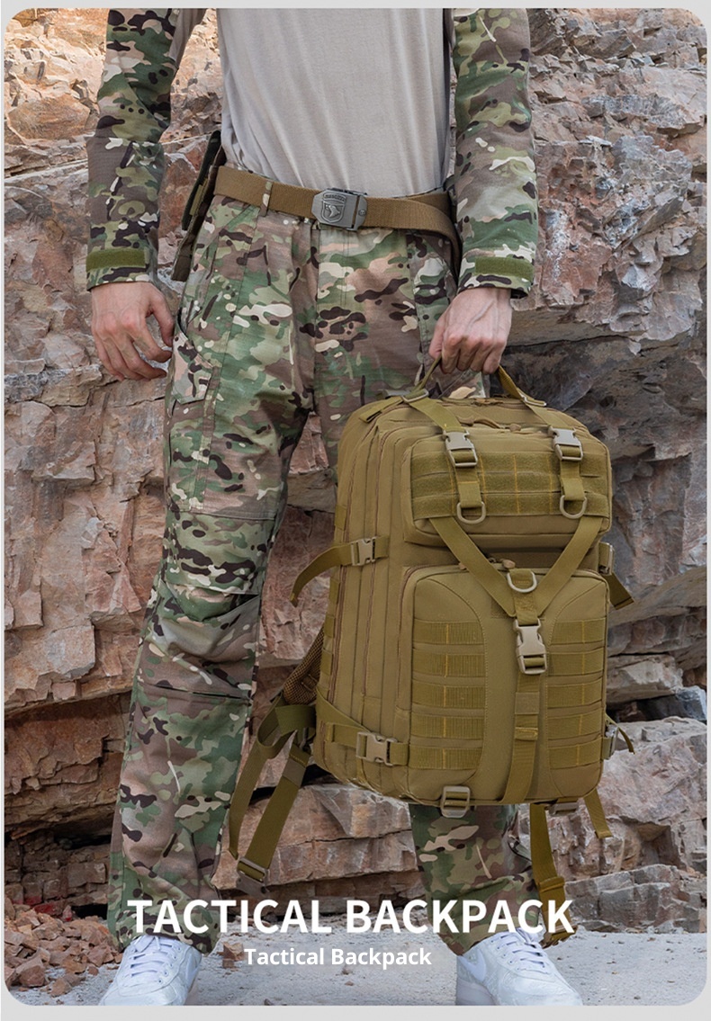 ActiveGo New Product Tactical Camouflage Men's Outdoor Mountaineering Hiking Camping Multifunctional Large Capacity_voghion.com