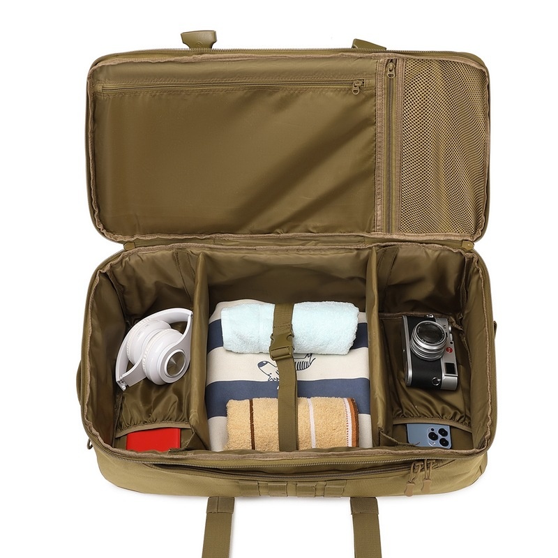 ActiveGo Outdoor 60L Dual-use Travel Handbag Multifunctional Large Capacity Luggage Bag Hiking Backpack_voghion.com