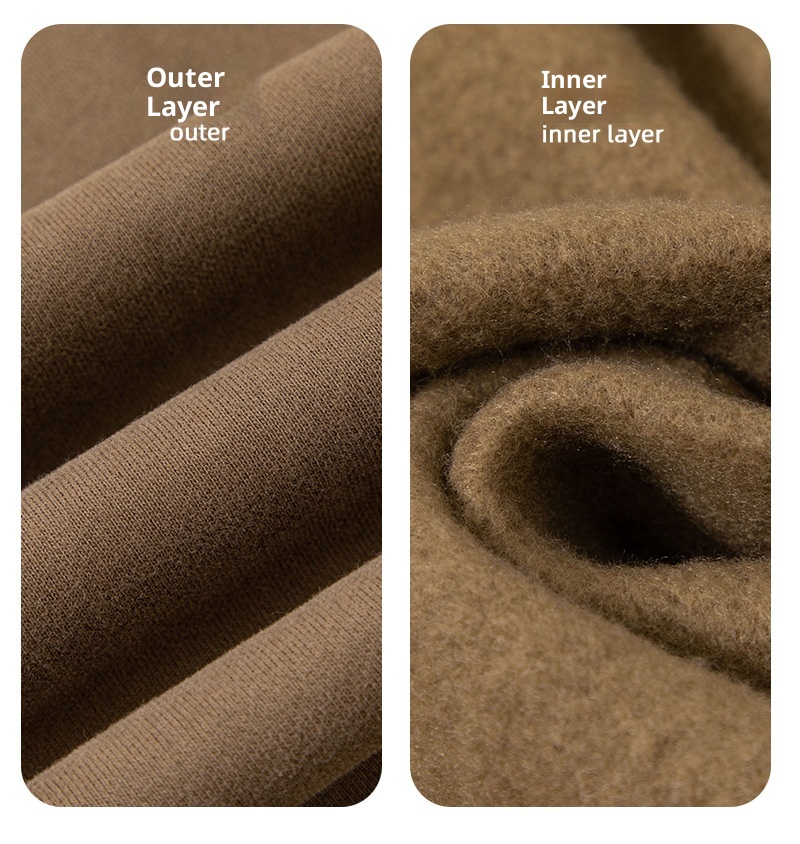 boy Boy KITE Abbigliamento da uomo | Felpa con cappuccio e doppia cerniera in pile pesante 350G dalla vestibilità squadrata per uomo_voghion.com