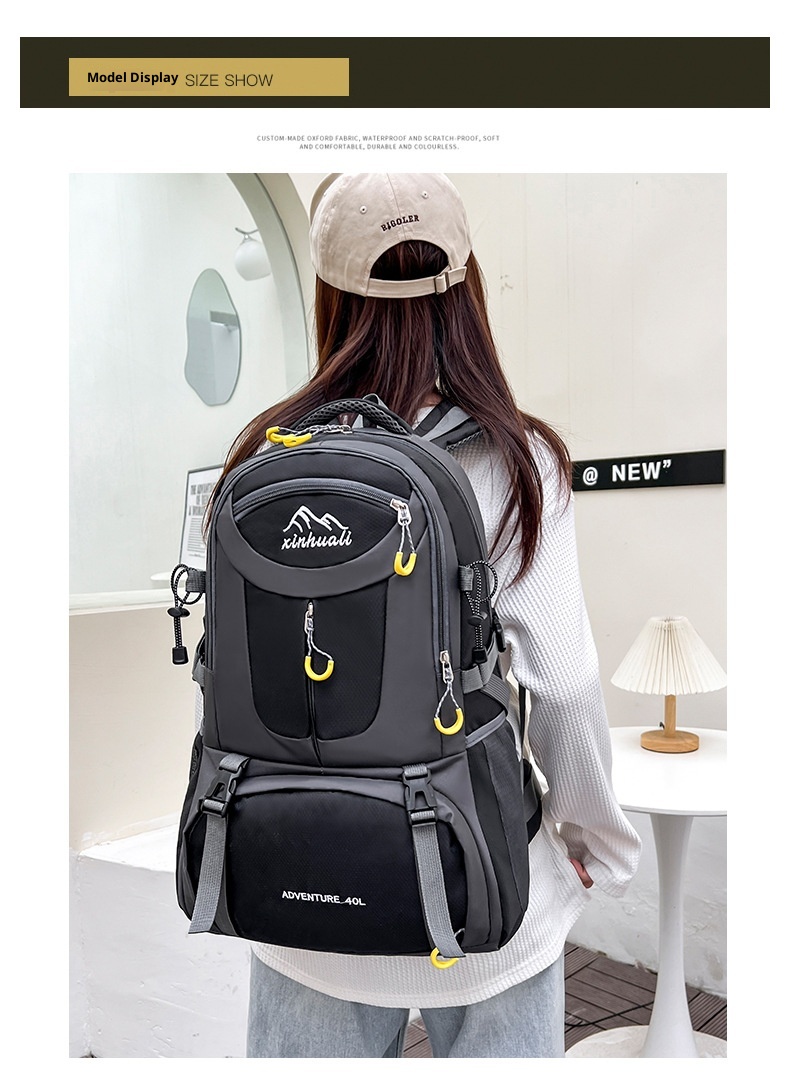 ActiveGo Outdoor Capacity Hiking Waterproof Wear-resistant Travel Bag Large Multifunctional Trekking Luggage Backpack Off-road_voghion.com