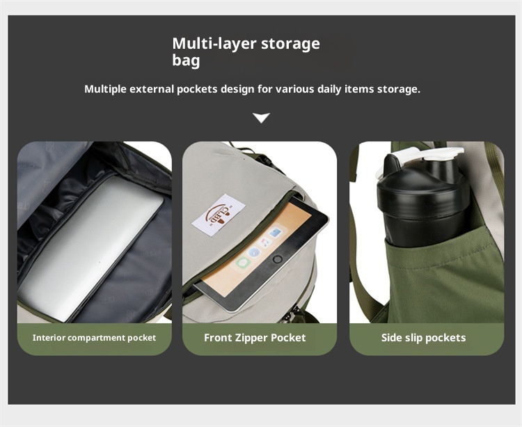 ActiveGo Outdoor New Multifunctional Hiking Mountaineering Sports Ruiying Travel Large Capacity College Student Backpack_voghion.com