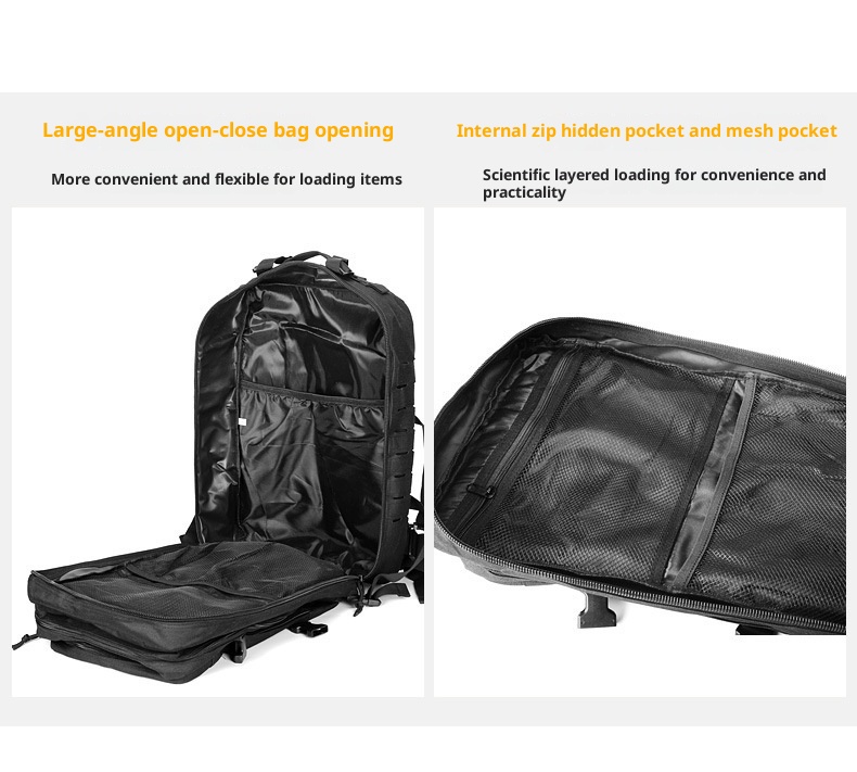 ActiveGo Men's And Women's Outdoor Sports Large Capacity Backpack Camping Hiking Tactical Travel Mountaineering Bag_voghion.com