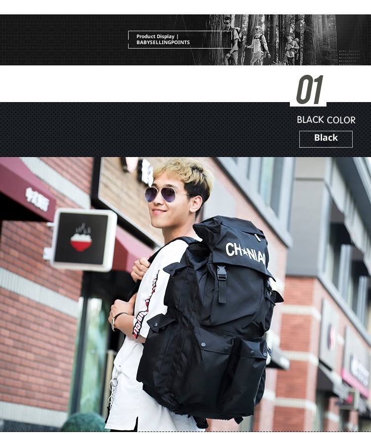 Sac à dos multifonctionnel de voyage léger ActiveGo Outdoor Sports Mountaineering pour homme, grande capacité, idéal pour l'école_voghion.com