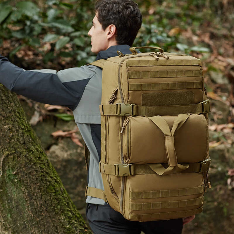 ActiveGo Outdoor 60L Dual-use Travel Handbag Multifunctional Large Capacity Luggage Bag Hiking Backpack_voghion.com