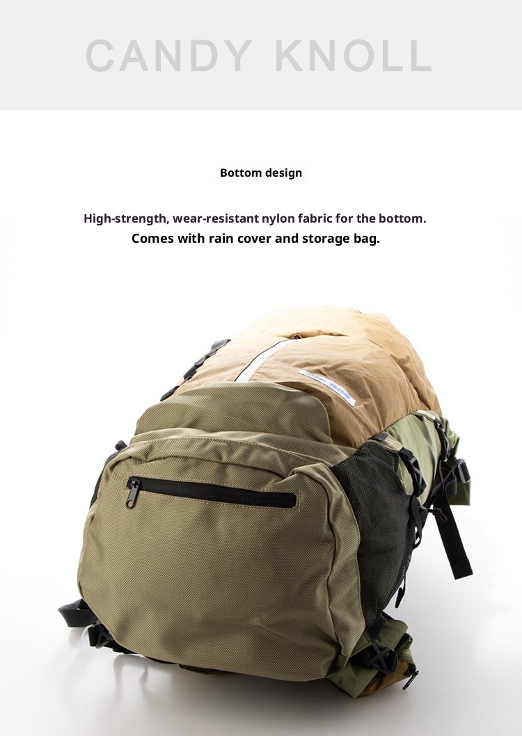 ActiveGo Wanderrucksack mit großem Fassungsvermögen, wasserdicht, professionell, leicht, für Damen und Herren, Doppeltragegestell_voghion.com