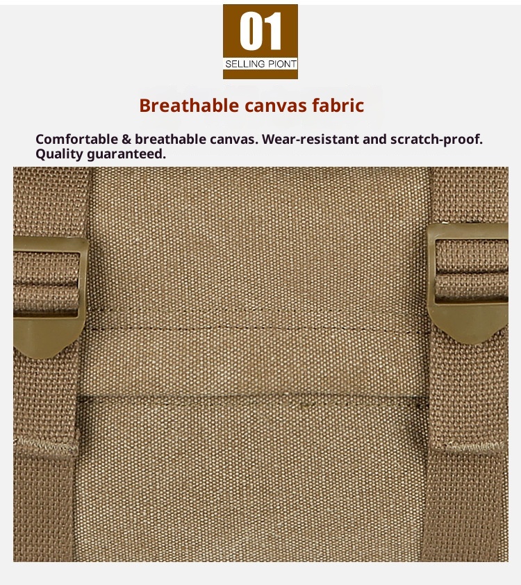 ActiveGo New Large Capacity Backpack Thickened Canvas Luggage Men And Women Mountaineering Lightweight Travel Working Outdoor Bag_voghion.com