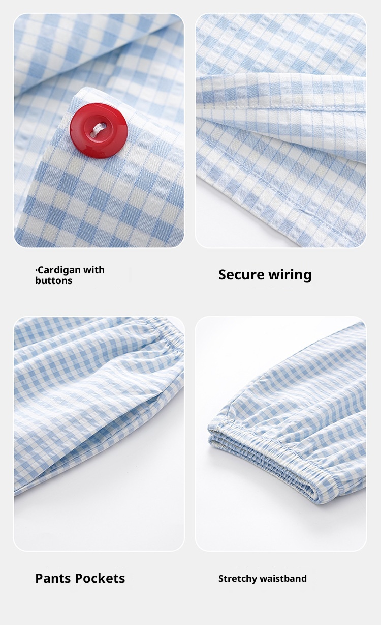 ChicShe Princess Style Pajamas For Women Spring And Autumn Cloud Cotton Sleeve Long Pants Swe Cute Homewear Student Wearable_voghion.com