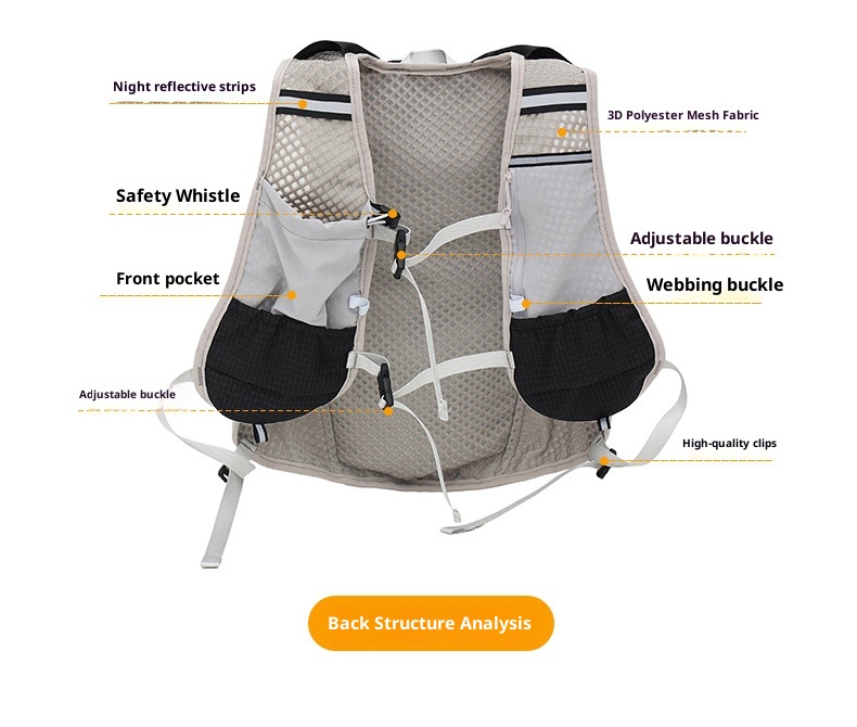 ActiveGo Large Capacity Hiking Water-Resistant Off-Road Cycling Cross-Border Multi-Functional Sports Backpack Marathon Hydration_voghion.com