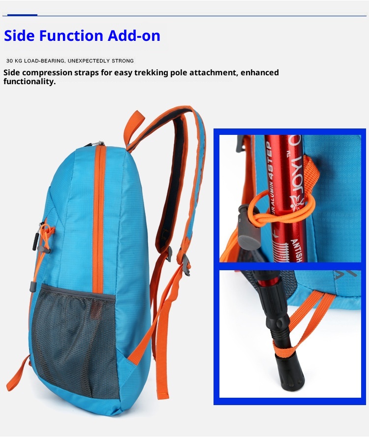 ActiveGo Cross-border Lihtweiht Foldin Hikin Lare Capacity Outdoor Travel Backpack Water-resistant Portable Sports School_voghion.com
