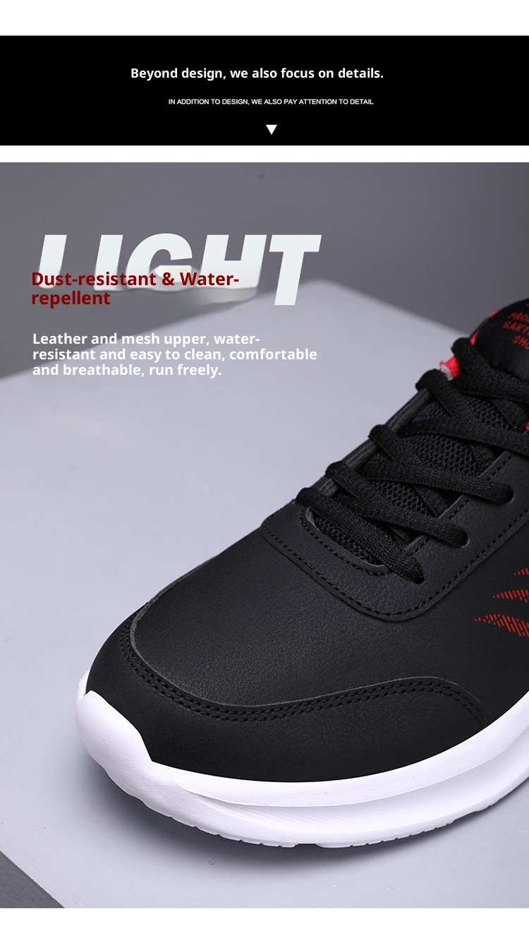 ActiveGo Herren Winter-Sneaker aus Leder, wasserdicht, sportlich, weiche Sohle, rutschfest, für Arbeit, Freizeit, Laufen, Frühling, Einzelschuhe_voghion.com