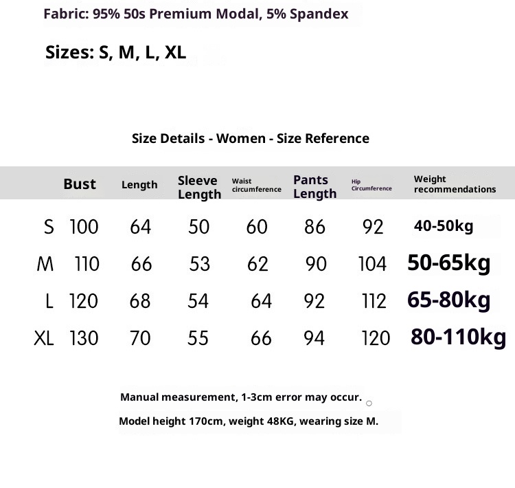 ChicShe Damen-Pyjama Herbst Langarm Locker Modal Koreanischer Stil Plus Size Winter Homewear Set Sommer Stillen Umstandsmode_voghion.com