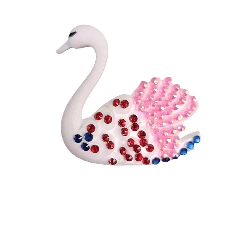 Car Rearview Mirror Hanin Frarance Piece Decor Wardrobe Diffuser Stone Two-tone Pendant Swan Air Vent Ornament_voghion.com