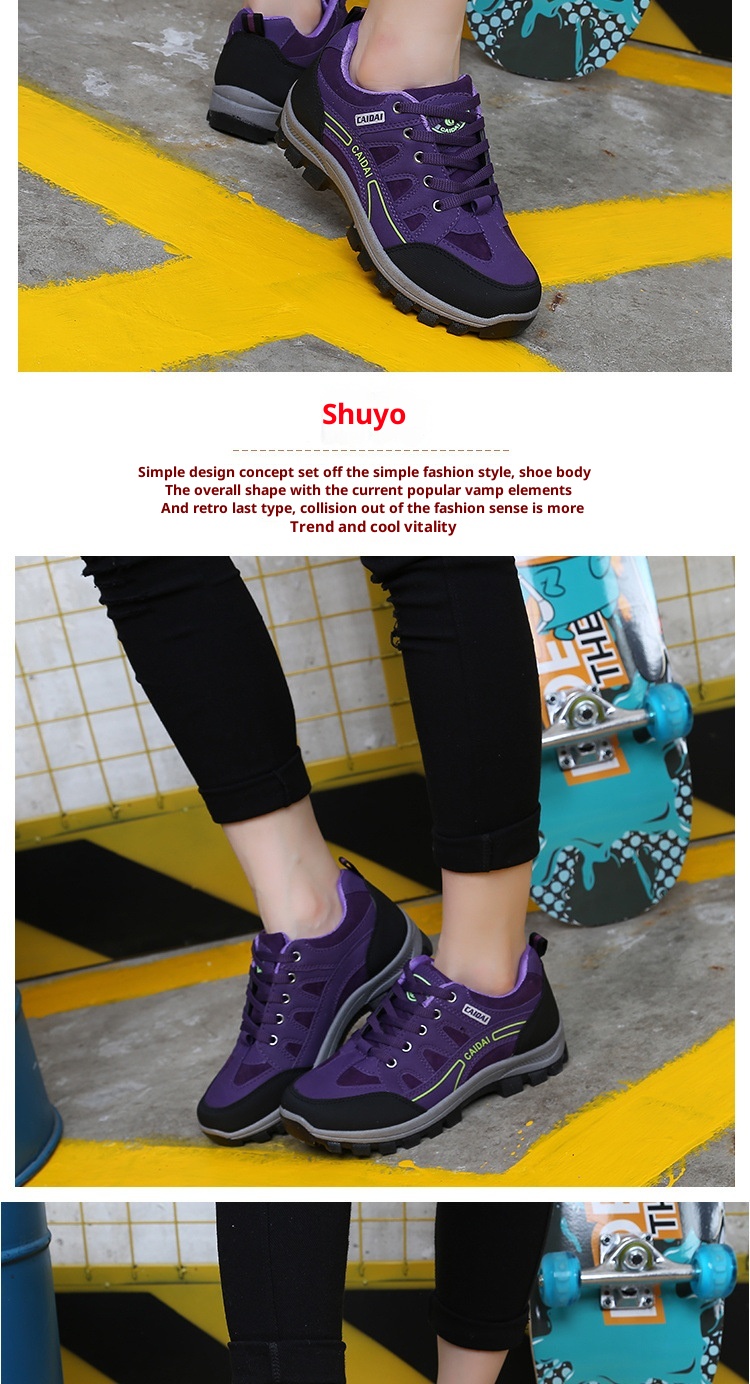 Scarpe sportive leggere ActiveGo da donna, traspiranti e antiurto, da trekking, per autunno e inverno, con suola morbida_voghion.com