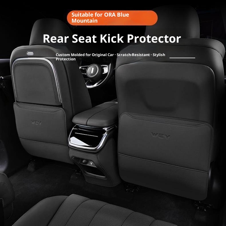 23-25 Wei Brand Smart Driving Blue Mountain Seat Anti-Kick Pad Arancione Upgrade Modifica Interni Auto Speciale_voghion.com