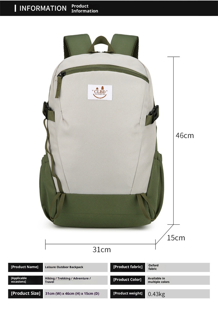 ActiveGo Outdoor New Multifunctional Hiking Mountaineering Sports Ruiying Travel Large Capacity College Student Backpack_voghion.com