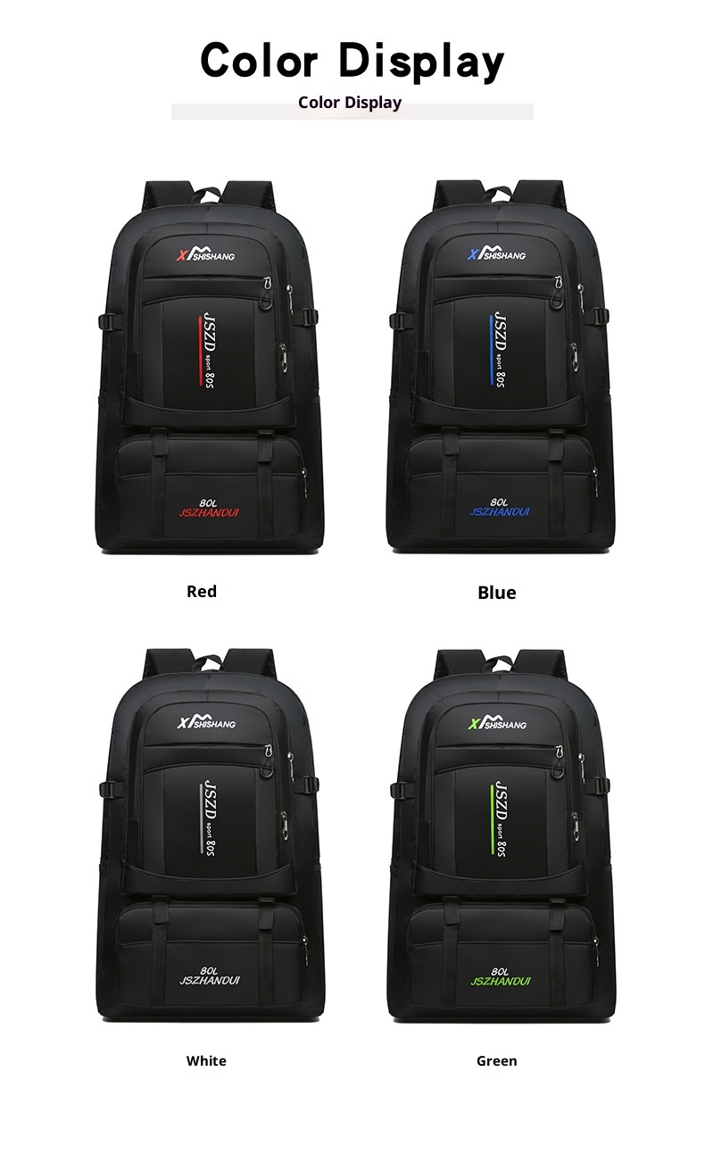 Zaino da escursionismo ActiveGo, extra large, per alpinismo, casual, da viaggio, per esterni, con doppia tracolla_voghion.com