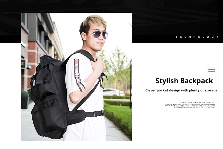 Sac à dos multifonctionnel de voyage léger ActiveGo Outdoor Sports Mountaineering pour homme, grande capacité, idéal pour l'école_voghion.com