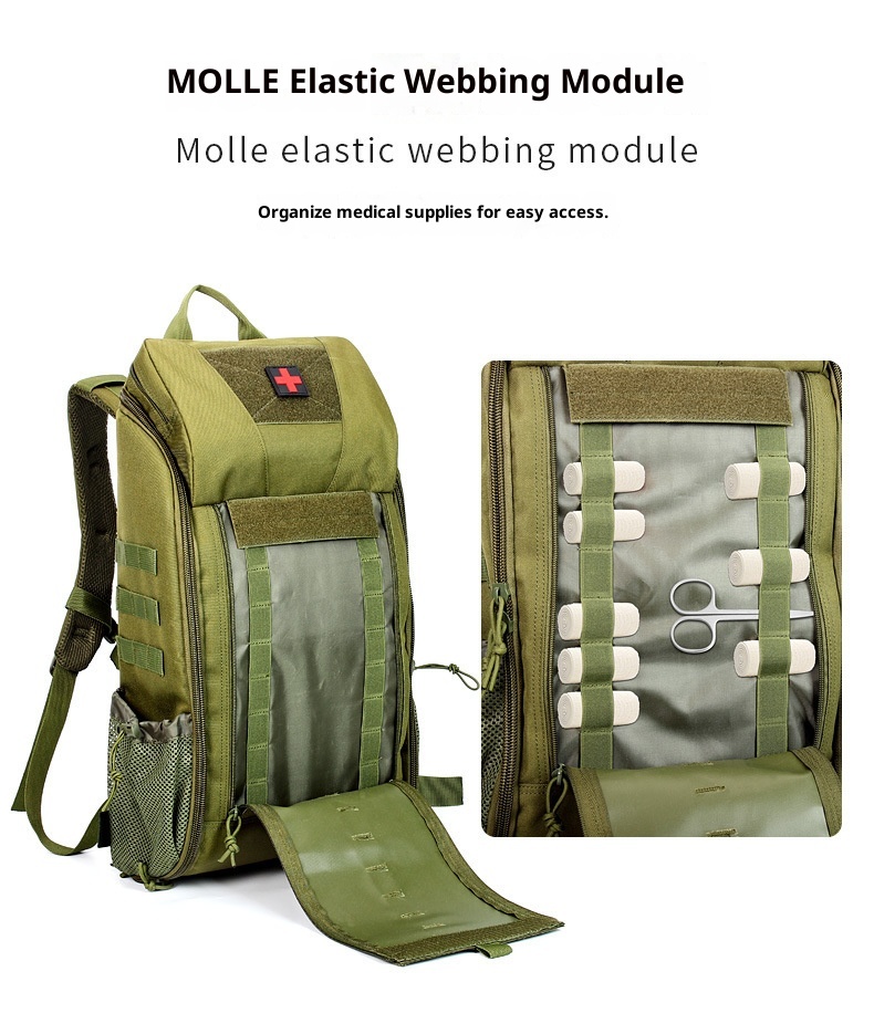 ActiveGo Op voorraad Tactische wandel-, outdoor- en medische rugzak met grote capaciteit, kamperen, bergbeklimmen, EHBO-tas, multifunctioneel_voghion.com