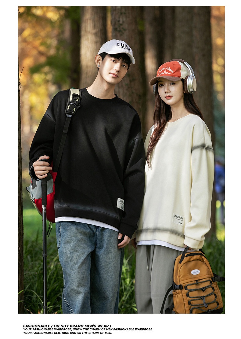 Unisex-Sweatshirt im neuen Herbst-Stil für Jungen, zweiteilig, Herren-Hoodie, lässige Outdoor-Jacke_voghion.com