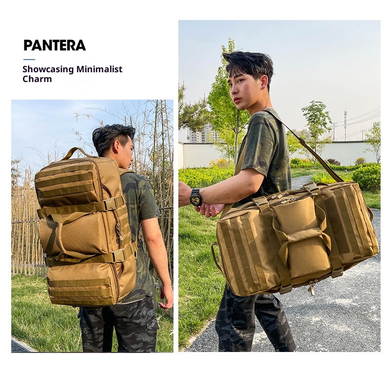 ActiveGo Camouflage Capacity Multifunctional Handheld Large Hiking Climbing Bag Outdoor Travel Backpack_voghion.com