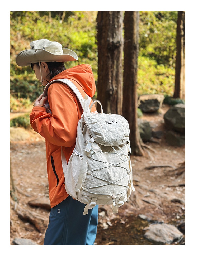 ActiveGo Cross-border Lightweight Men's Drawstring Large Capacity Outdoor Travel Backpack, Women's College Student Backpack_voghion.com