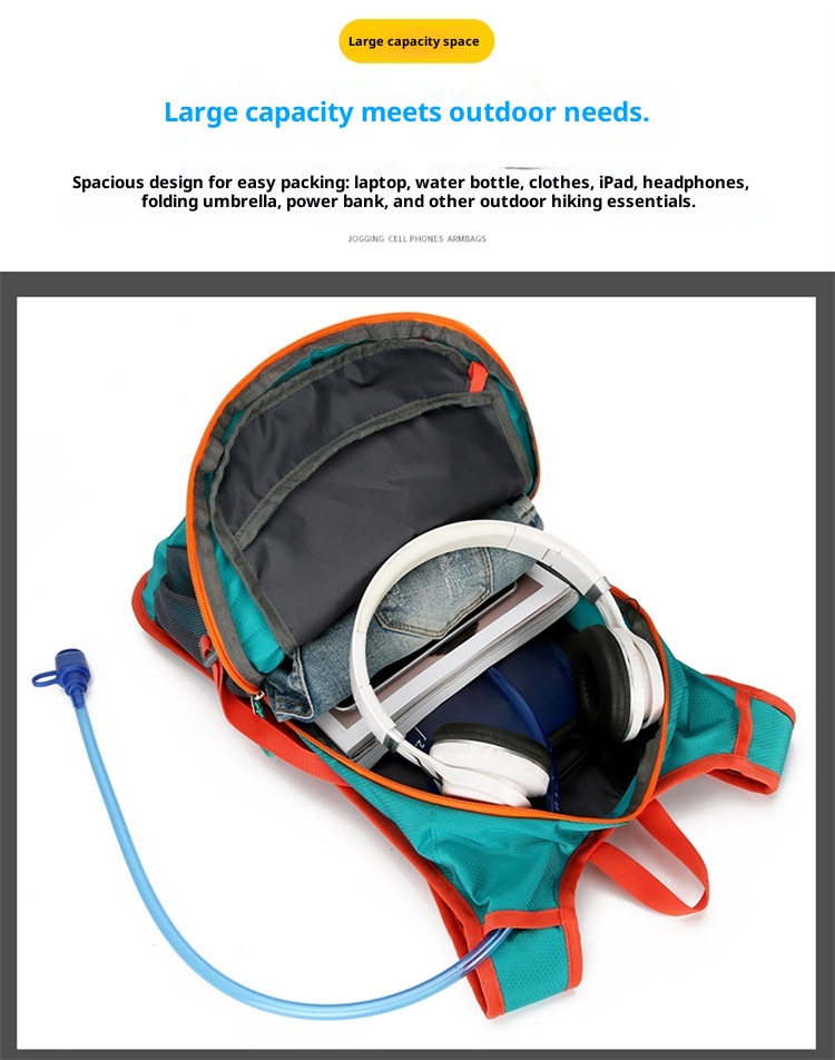 ActiveGo 2025 Cross-Border New Waterproof Cycling Travel Large Capacity Wear-Resistant Sports Polyester Outdoor Backpack_voghion.com