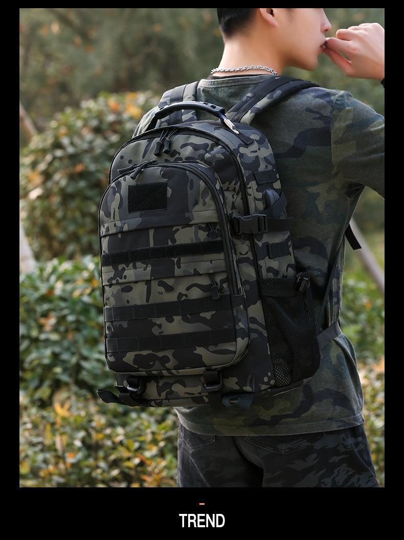 ActiveGo Men Outdoor Tactical Backpack Mountaineering Large Capacity Sports Camouflage School Camping Luggage Bag Air Cushion_voghion.com