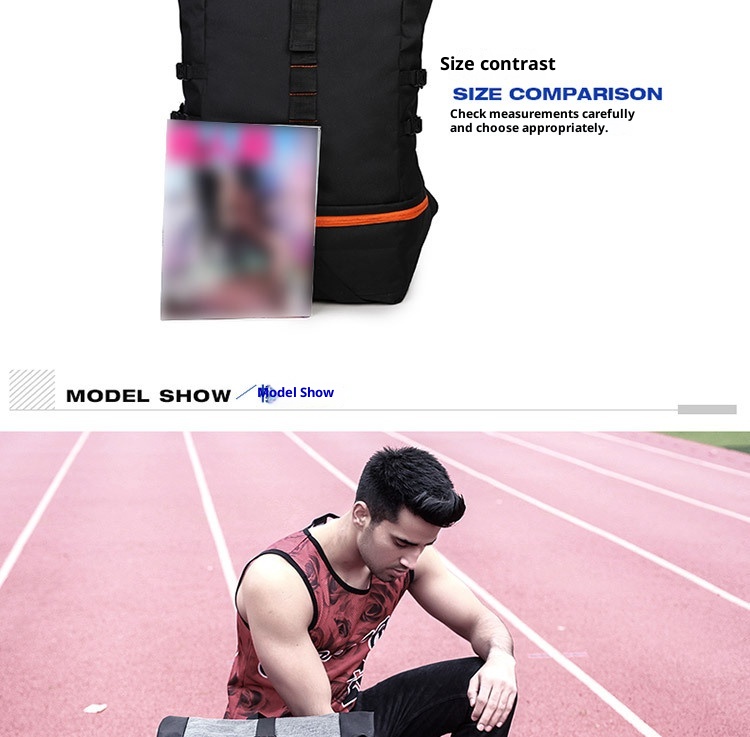 ActiveGo Basketball Men's School Training Multi-Functional Sports Backpack Capacity Extra Large Fitness Hiking Bag Customizable_voghion.com